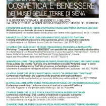 8 Marzo – 25 Maggio 2013 <br> Erboristeria cosmetica e benessere nei Musei delle Terre di Siena