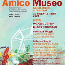 AMICO MUSEO 2019 <br> 1 Giugno, 17.30 <br> Conferenza a Palazzo Borgia